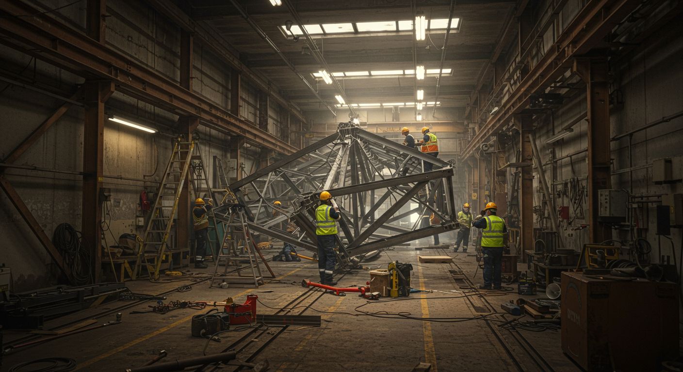 Демонтаж на закрытых территориях