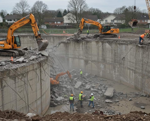 Особенности демонтажа резервуаров вблизи жилых зданий