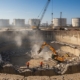 Демонтаж средних газовых резервуаров