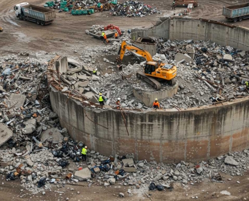 Утилизация отходов после демонтажа резервуара