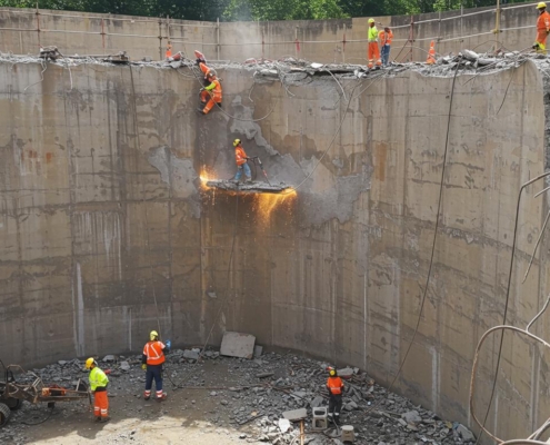 Демонтаж резервуаров с использованием автогенов