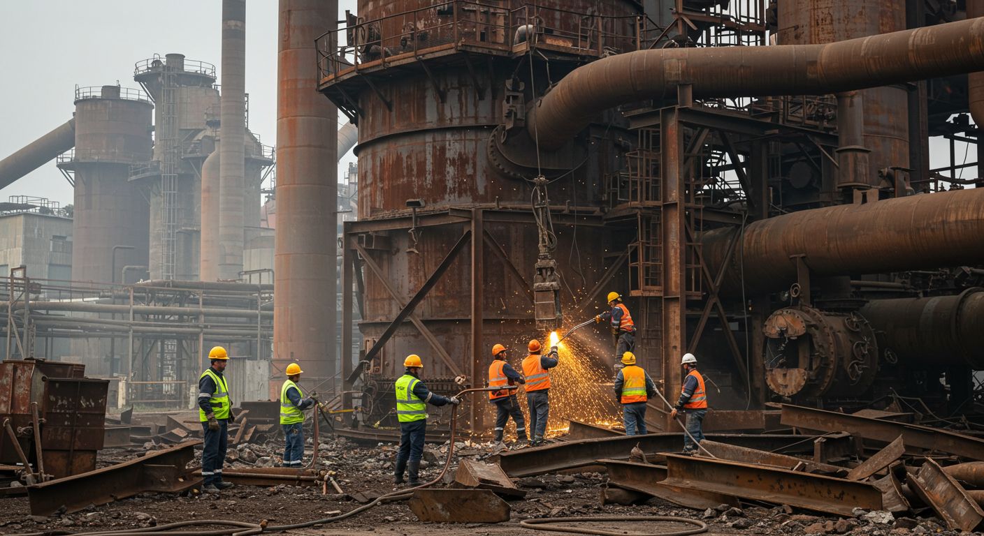 Демонтаж котельной промышленного объекта