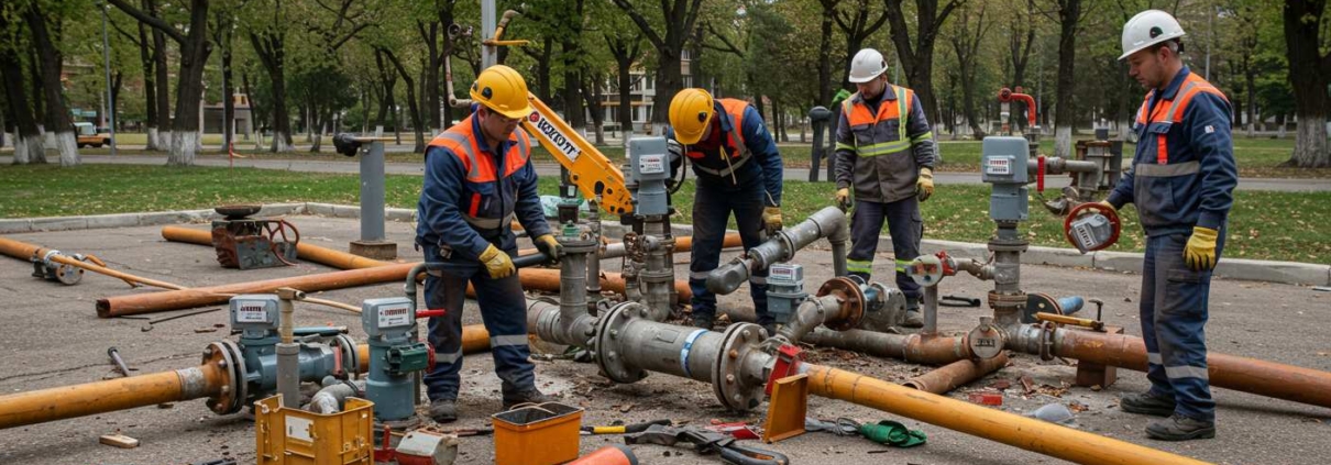 Демонтаж газовых систем