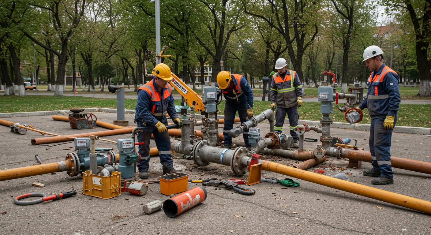 Демонтаж газовых систем