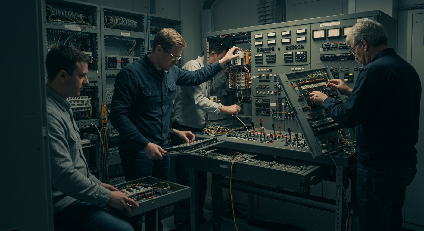 Демонтаж распределительных щитов