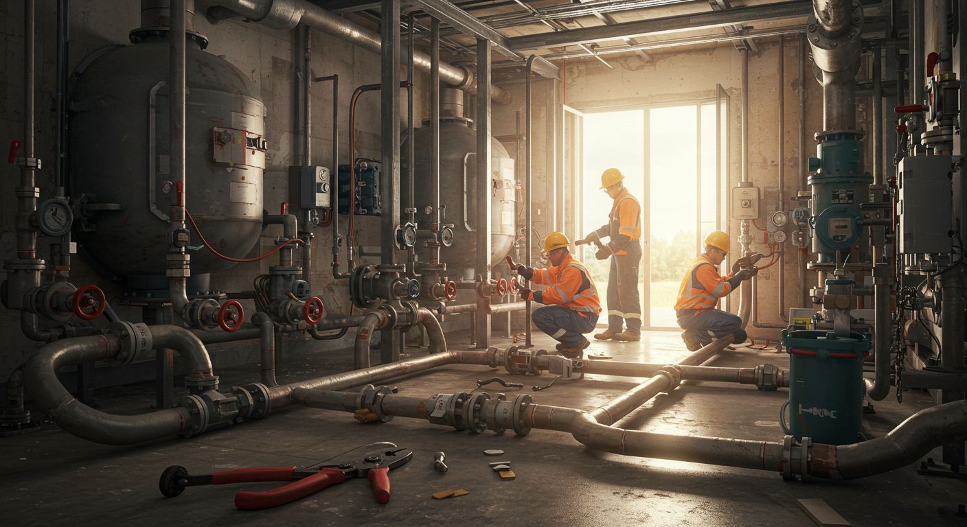 Демонтаж бытовых и промышленных газовых установок