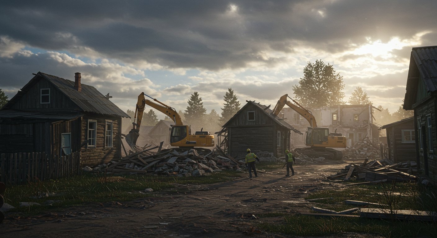 Снос деревянных домов
