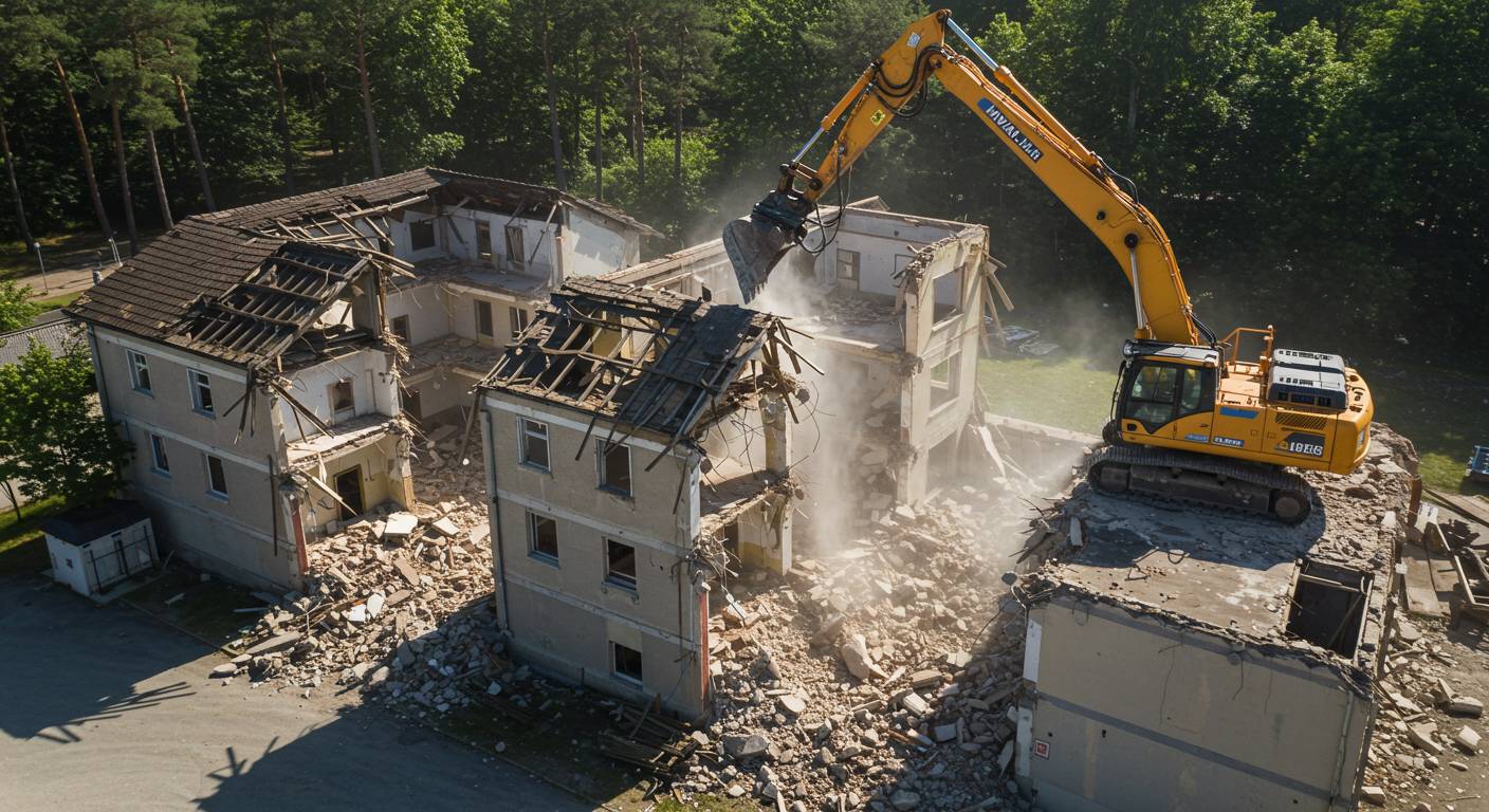 Снос каркасного здания
