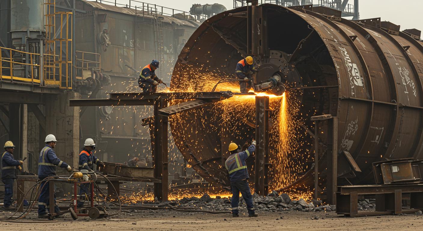 Газорезка при демонтаже металлических конструкций
