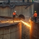 Разборка резервуаров с применением газорезки