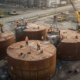 Демонтаж малых горизонтальных цилиндрических резервуаров