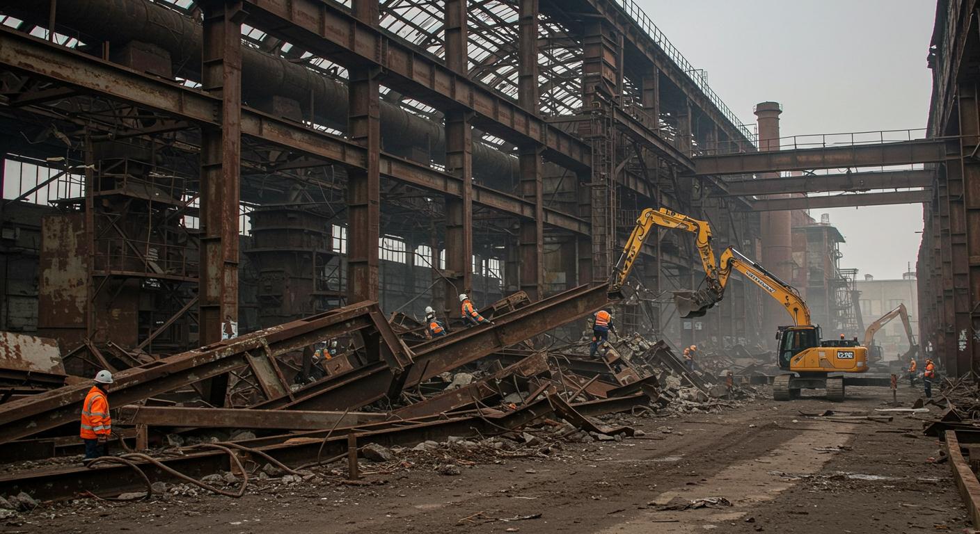 Демонтаж металлообрабатывающего производства
