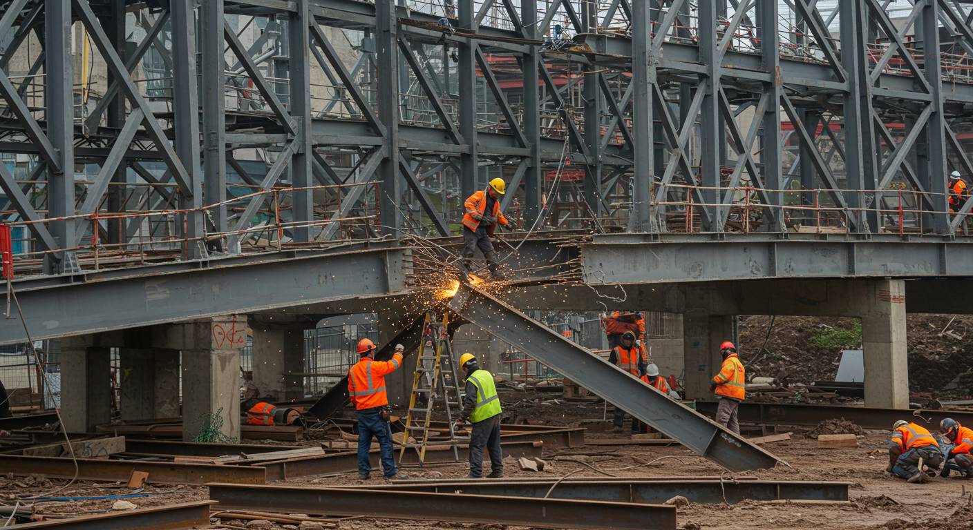 Демонтаж пешеходных мостов
