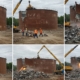 Этапы демонтажа крупных стальных емкостей