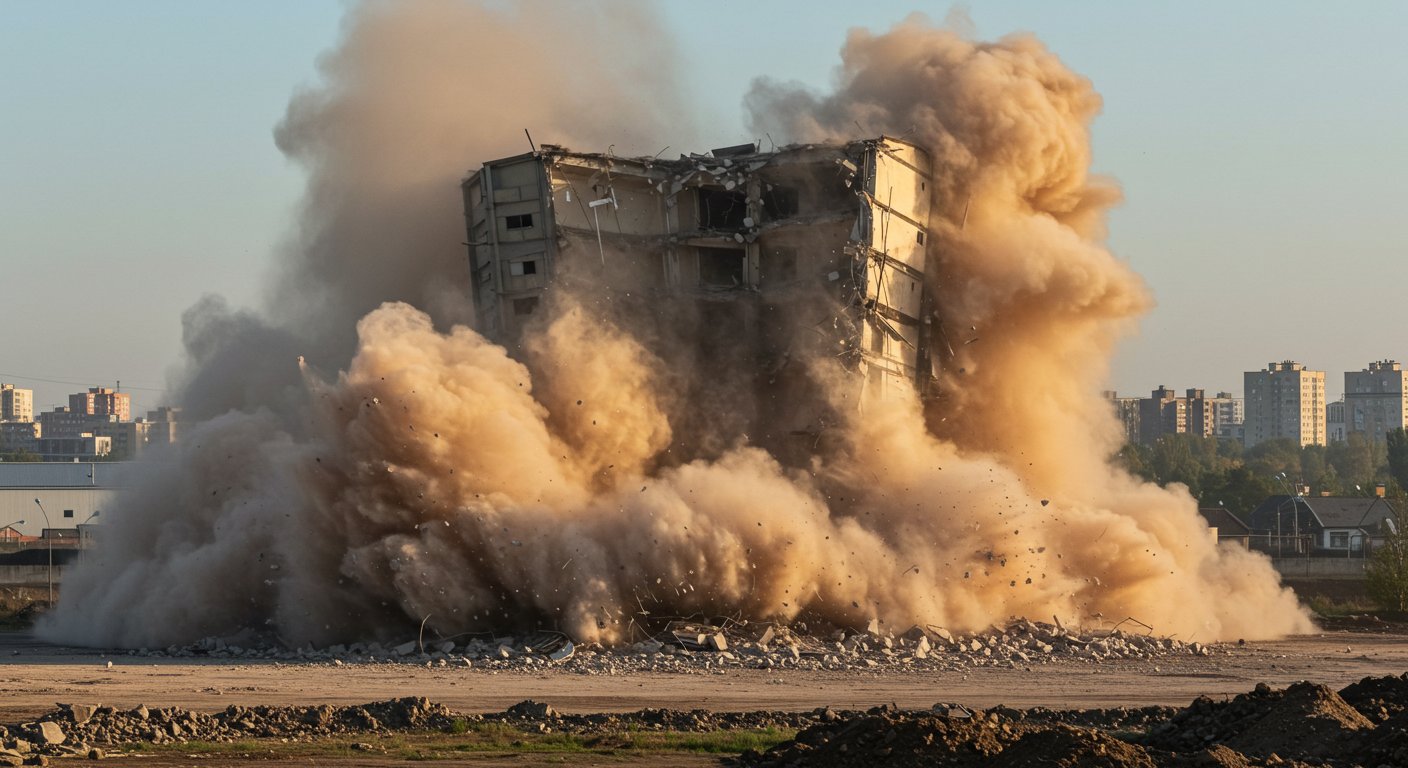Снос аварийных зданий