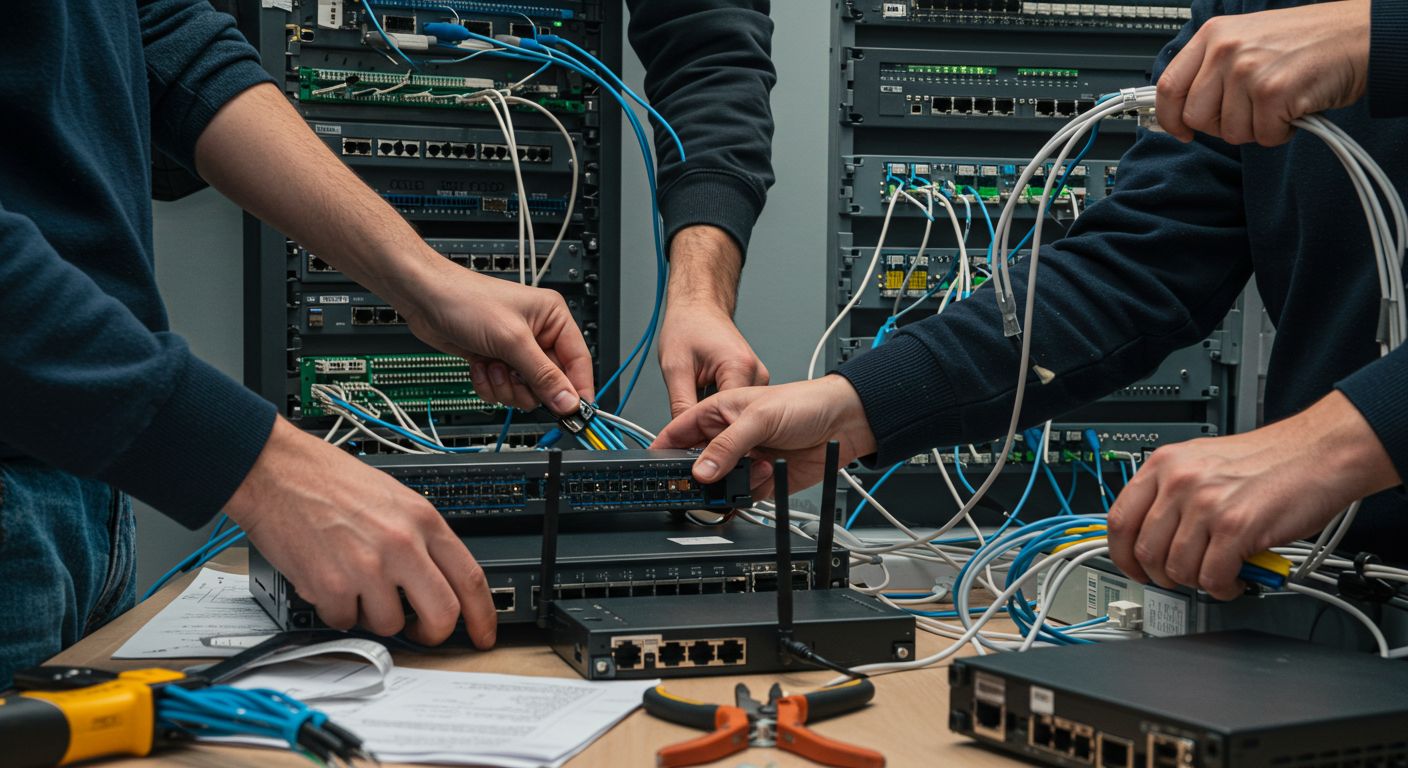Профессиональный демонтаж слаботочных сетей Демонтаж слаботочных сетей