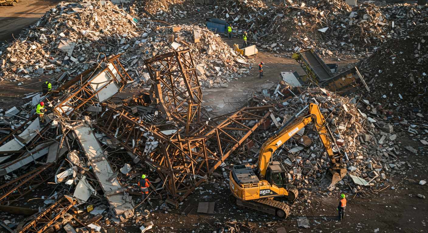 Демонтаж жилых и коммерческих зданий с сортировкой
