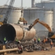 Демонтаж емкостей на нефтехранилищах